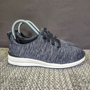 Skechers BOBS Phresh Women's Size 6 Black Gray Running Shoes Sneakers 31406